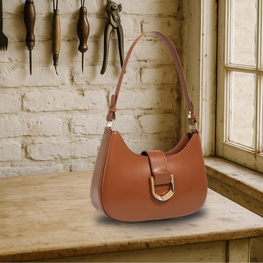 BELFAVE | Stylish U-shaped buckle crossbody handbag