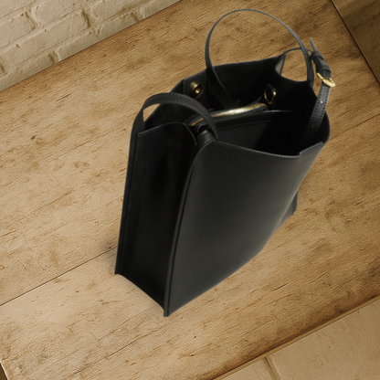 BELFAVE | Retro tote bag made of genuine leather