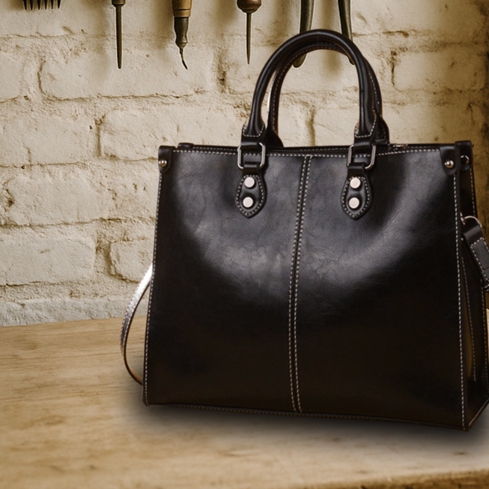 BELFAVE | Classically elegant tote made of genuine leather