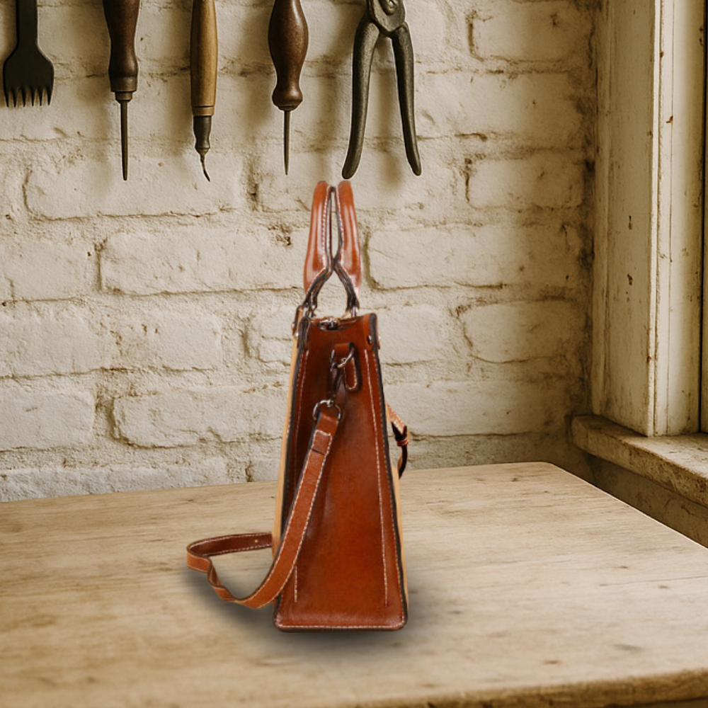 BELFAVE | Classically elegant tote made of genuine leather