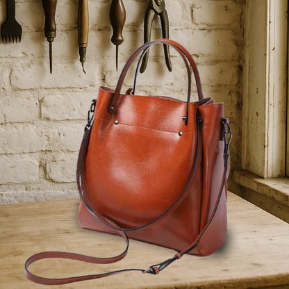 BELFAVE | Elegant two-way bag made from genuine leather