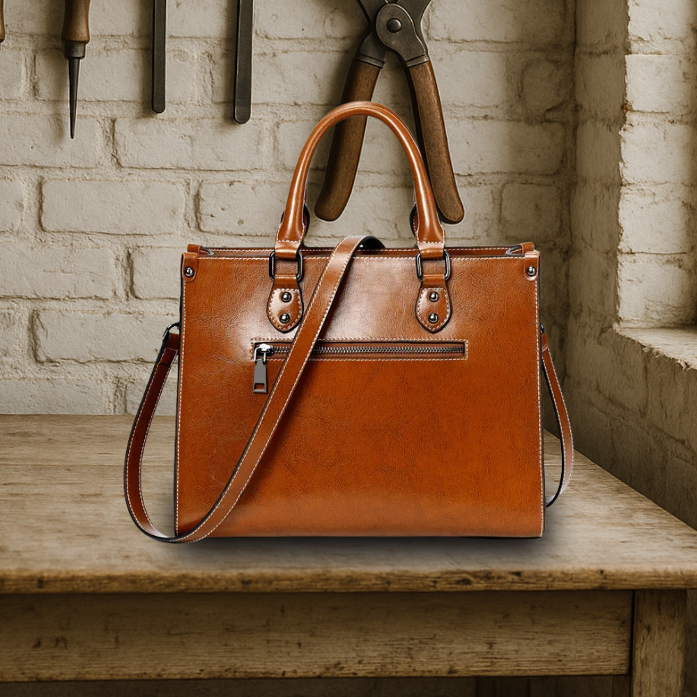 BELFAVE | Classically elegant tote made of genuine leather