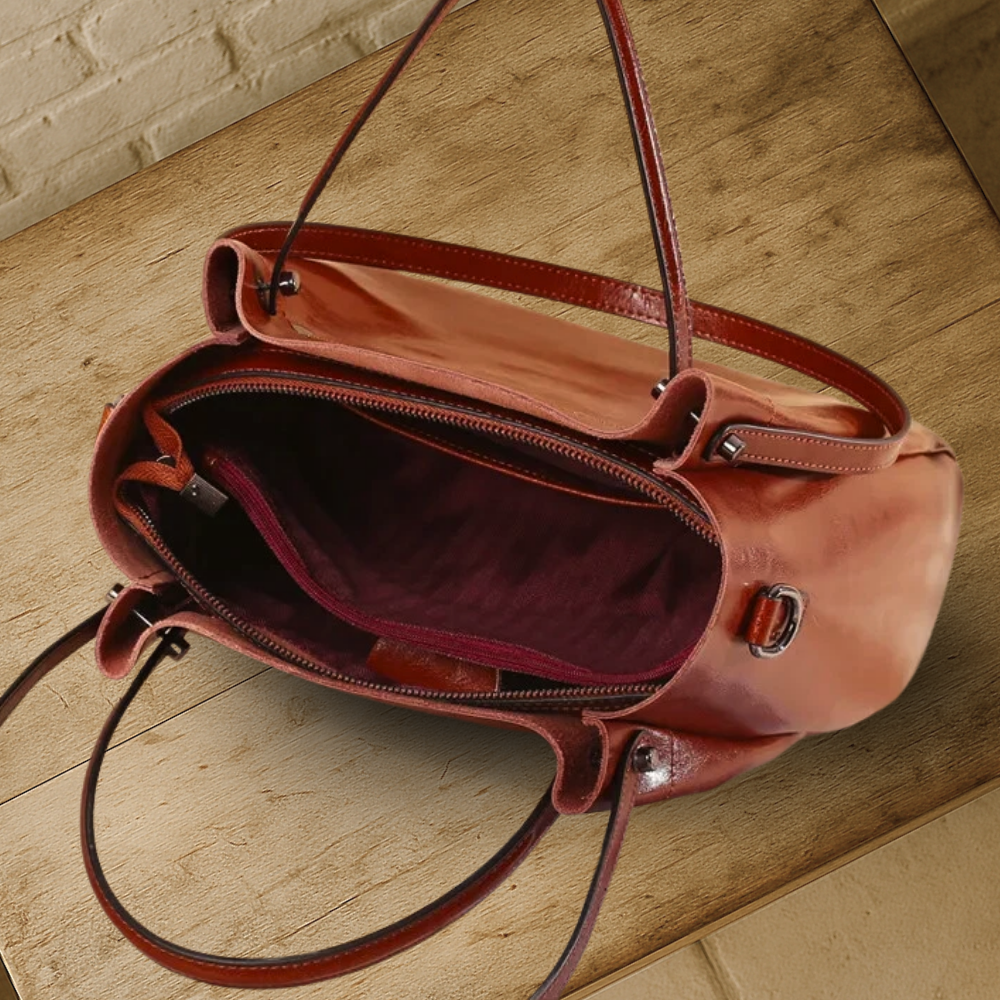 BELFAVE | Elegant two-way bag made from genuine leather