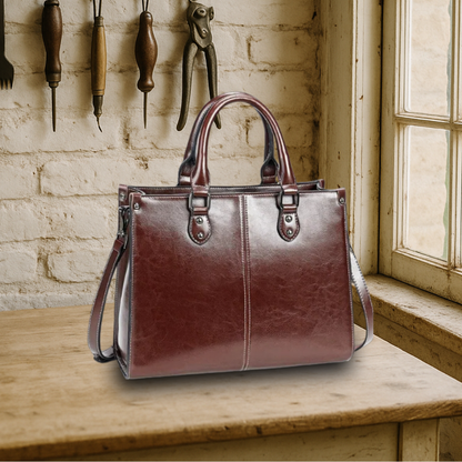 BELFAVE | Classically elegant tote made of genuine leather