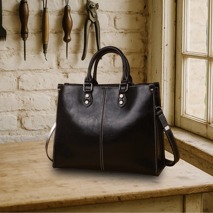 BELFAVE | Classically elegant tote made of genuine leather