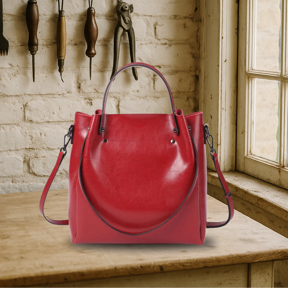 BELFAVE | Elegant two-way bag made from genuine leather